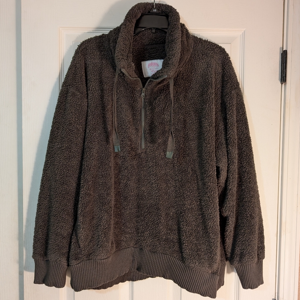 Members Mark Cozy Sherpa Pullover Size XL